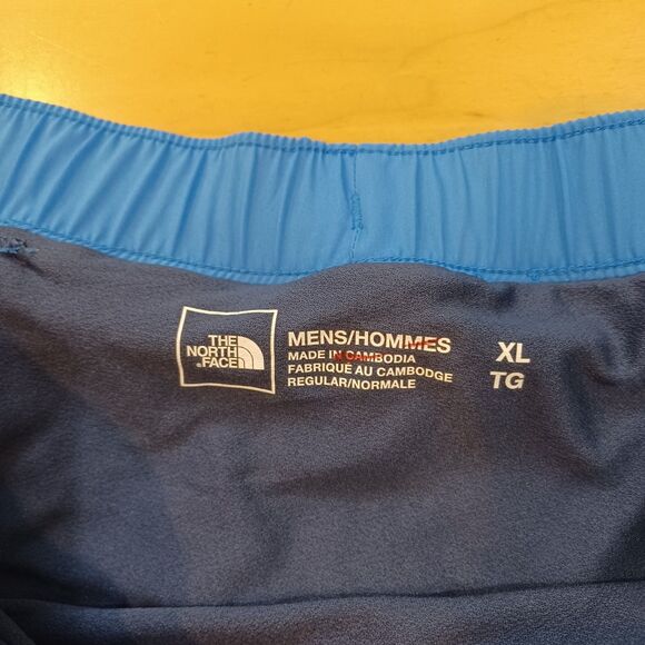 NWT THE NORTH FACE Men's Sunriser Shorts XL (36"x7") Optic Blue Lined Athletic - Picture 3 of 11